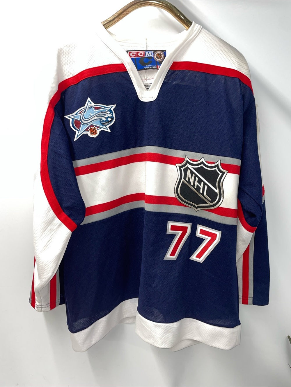 VINTAGE CCM NHL ALL STAR 2000-2001 JERSEY RAY BOURQUE FTL-08-098